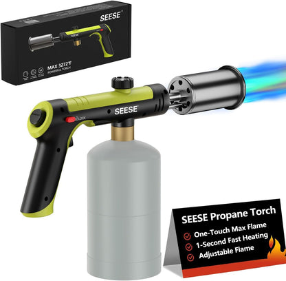 Powerful Propane  Torch , Adjustable Blow Torch for Sous Vide, BBQ, Campfire