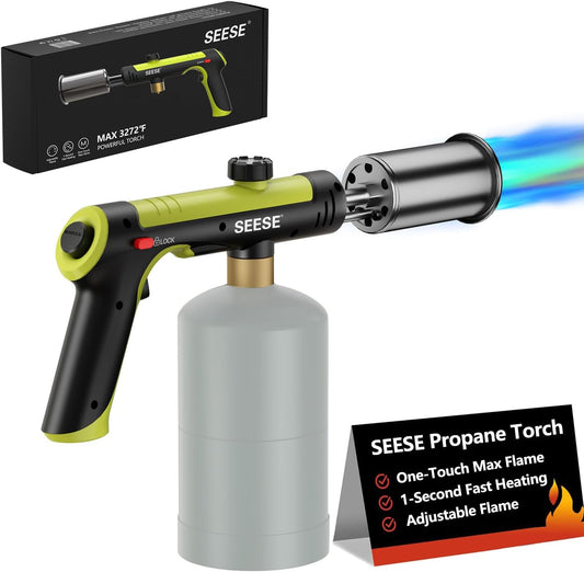 Powerful Propane  Torch , Adjustable Blow Torch for Sous Vide, BBQ, Campfire
