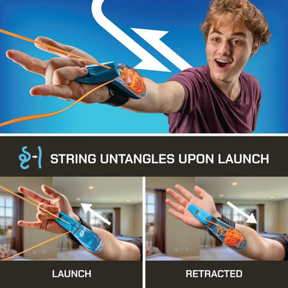 String Launching Webshooter that Glows-In-the-Dark