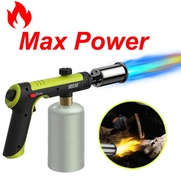 Powerful Propane  Torch , Adjustable Blow Torch for Sous Vide, BBQ, Campfire