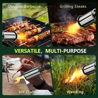 Powerful Propane  Torch , Adjustable Blow Torch for Sous Vide, BBQ, Campfire
